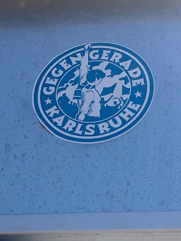 Gegengerade Karlsuhe sticker in Centuri