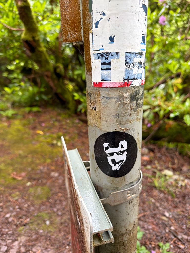 Torc waterfall sticker in Muckross
