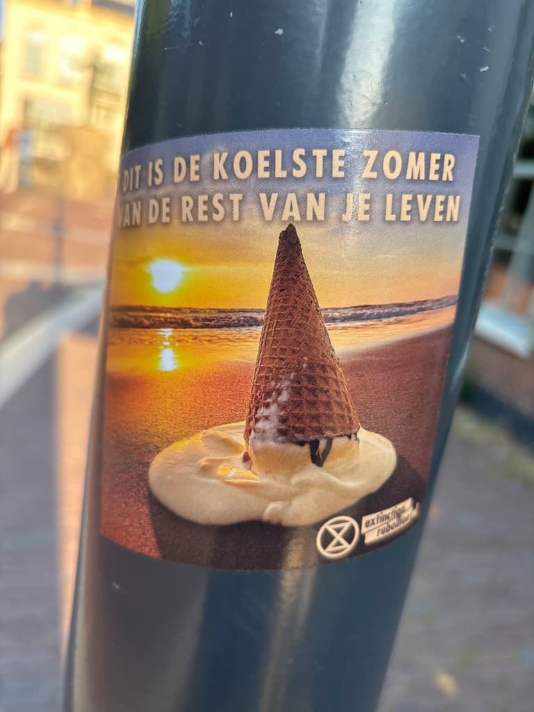 Dit is de koelste zomer van de rest van je leven sticker in Wageningen