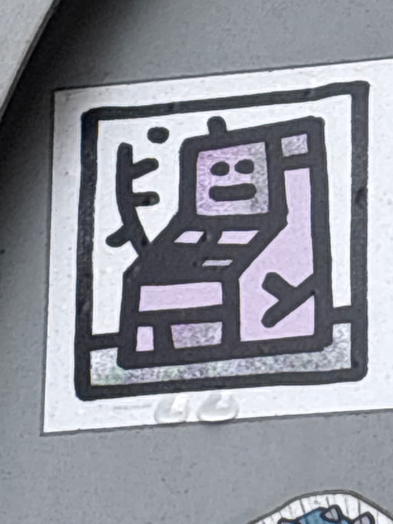 Bliep bliep (By Riq) sticker in The Hague
