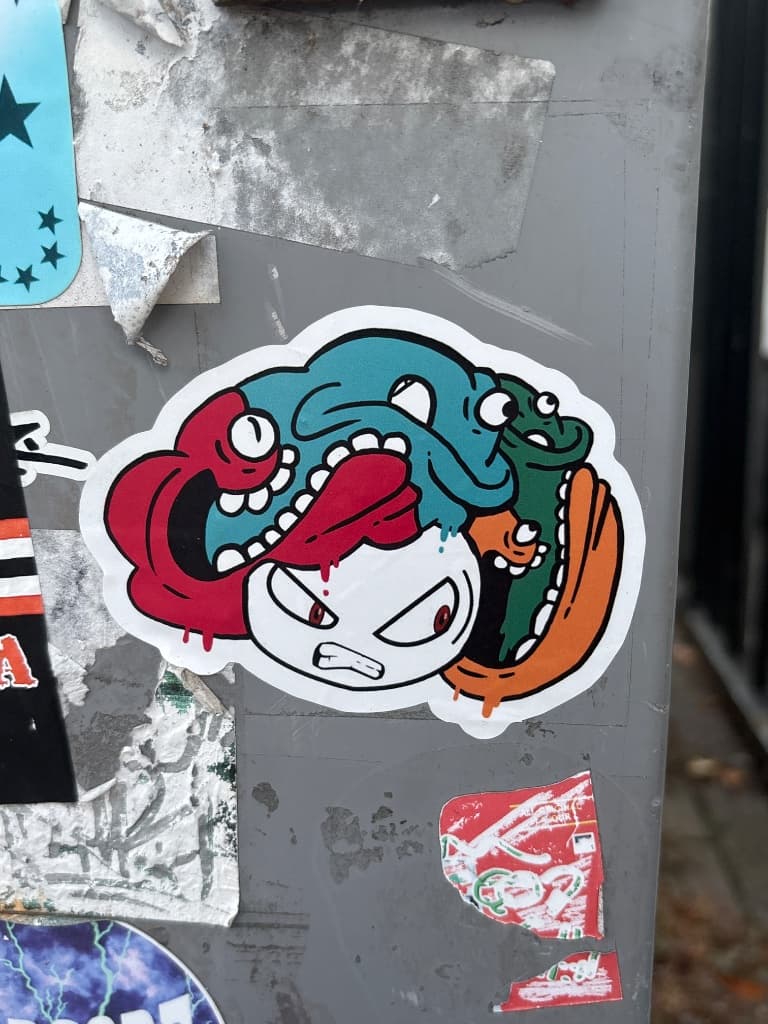 Street sticker in The Hague