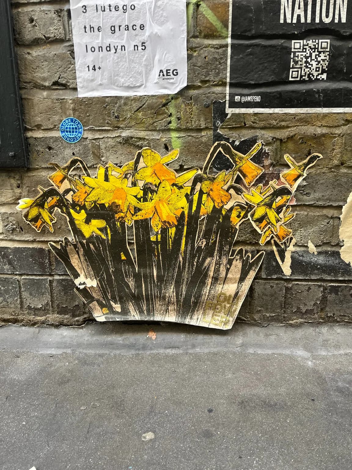 Street sticker in London