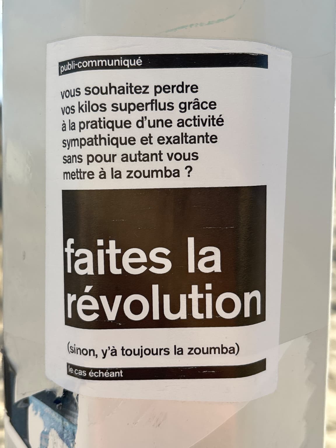 Faites la revolution