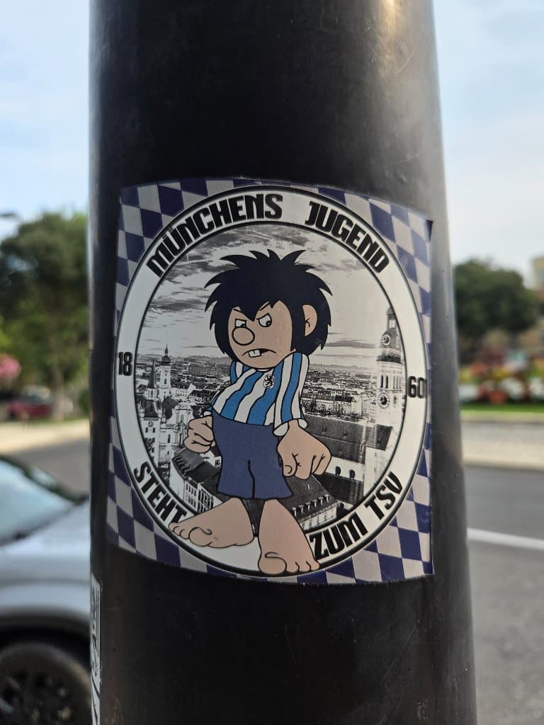 Münchens Jugend sticker in Orange