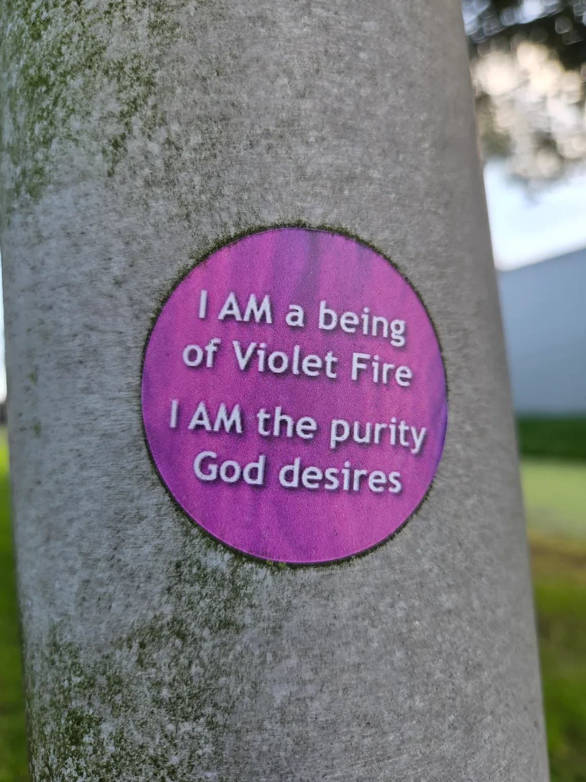 I am a being of Violet fire