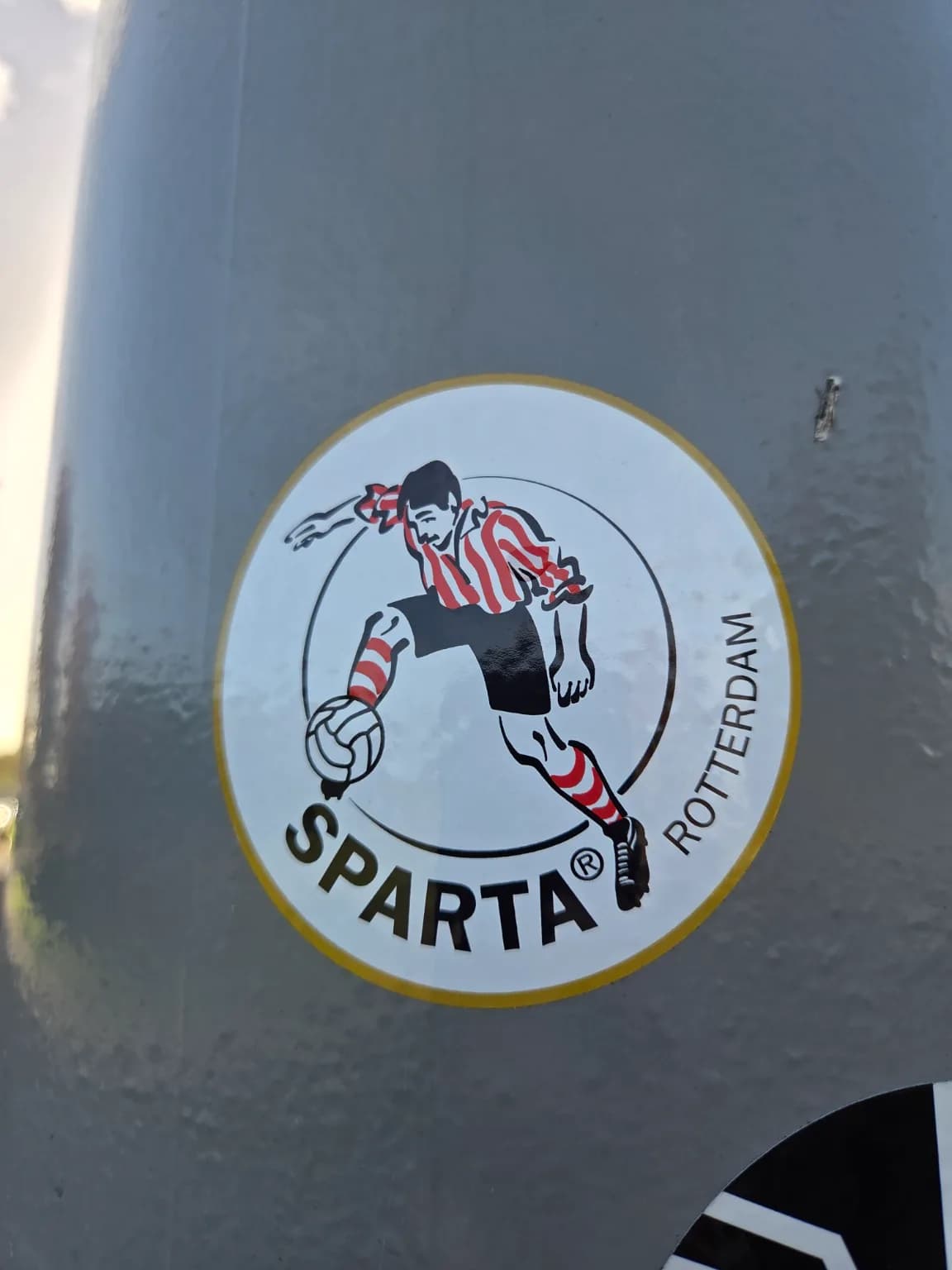 Sparta Rotterdam sticker in Rotterdam