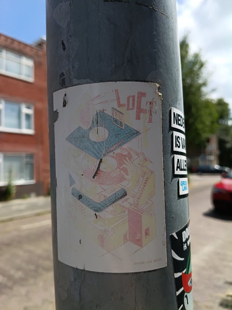 Loft sticker in Groningen