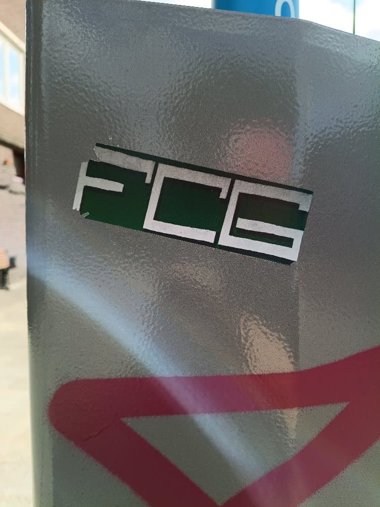 FCG sticker in Groningen