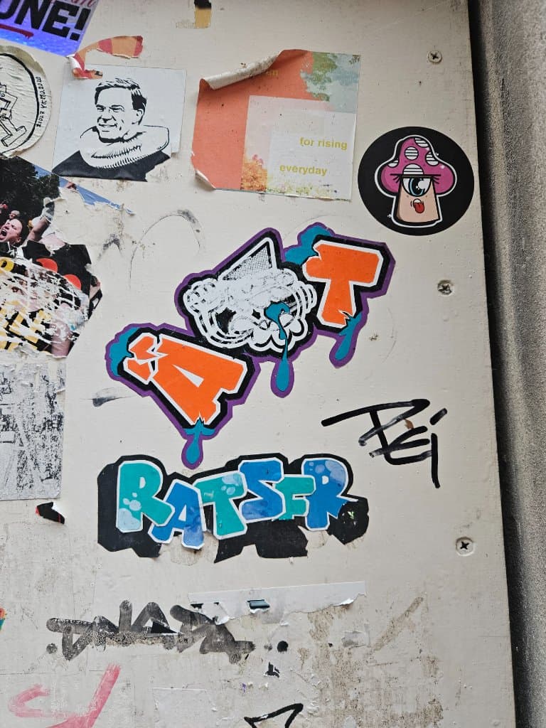 Art sticker in Zwolle