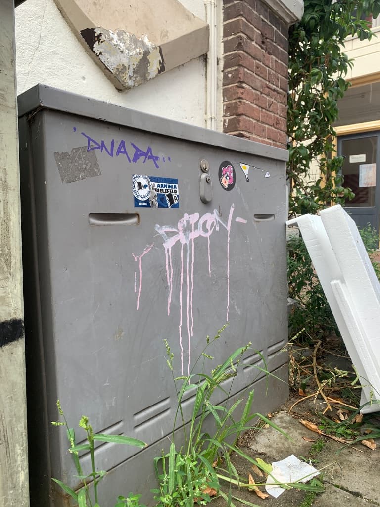 Arminia Bielefeld sticker in Kampen