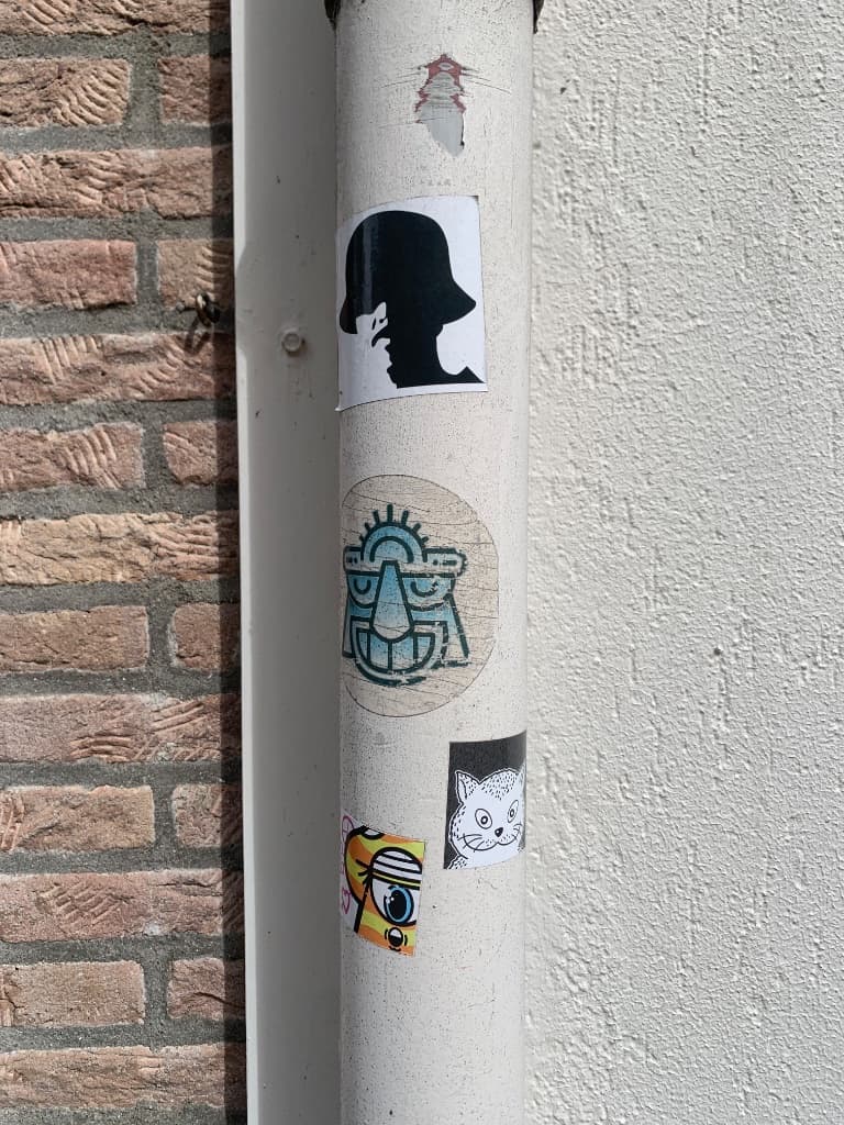 Street sticker in Kampen