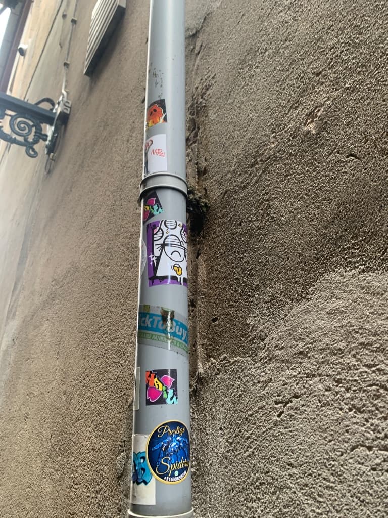 Street sticker in Kampen