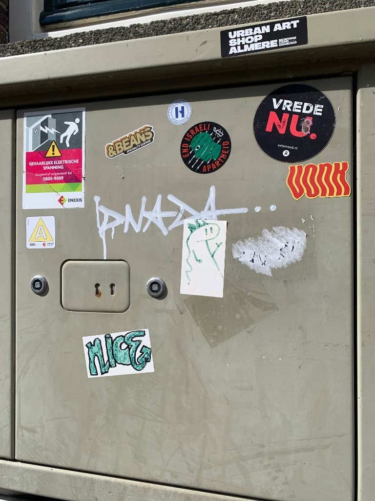 Street sticker in Kampen