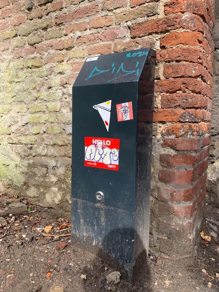 Street sticker in Kampen