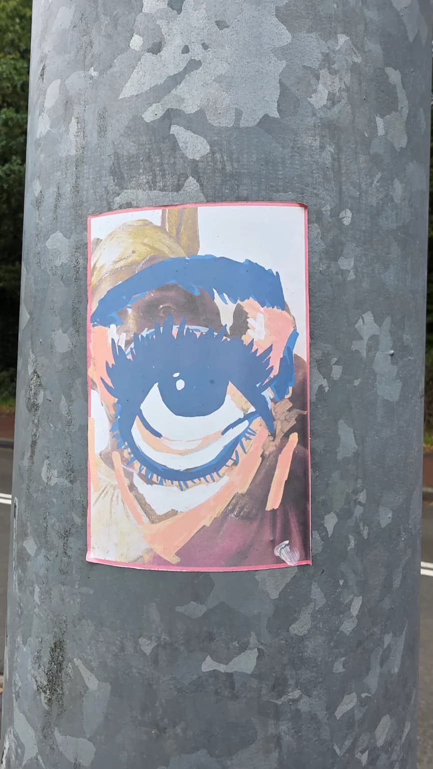 The eye sticker in Heemstede