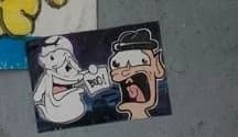 Street sticker in Kampen